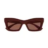 GUCCI GUCCI EYEWEAR CAT EYE FRAME SUNGLASSES