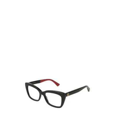 Gucci Eyewear Cat-eye Glasses In Black