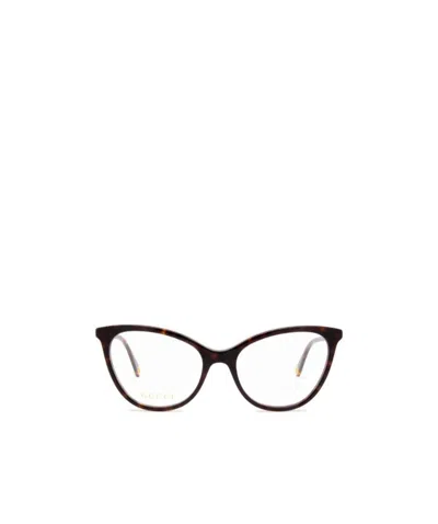 Gucci Eyewear Cat-eye Glasses In Black