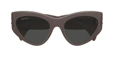 Gucci Eyewear Sunglasses In Grey