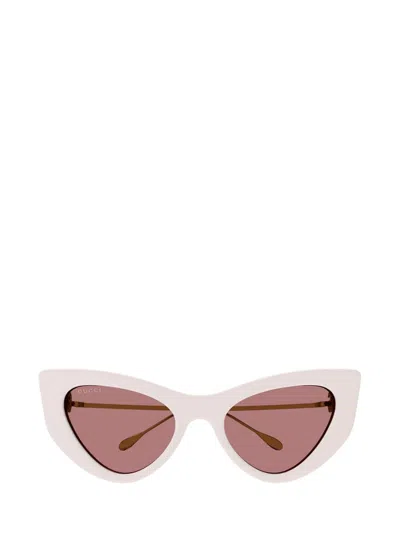 Gucci Eyewear Cat In White