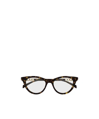 Gucci Gg2034o Linea Name Of Brand 002 Dark Havana Glasses In Pattern