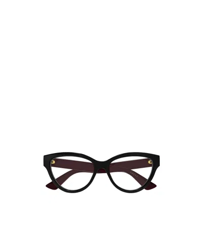 Gucci Eyewear Cat-eye Frame Glasses In Orange