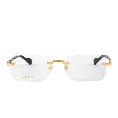 Gucci Eyewear Eyeglass In Gold