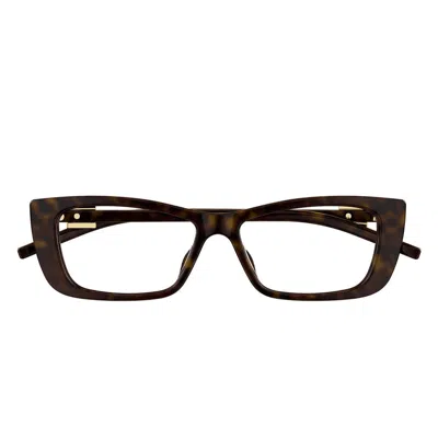 Gucci Eyewear Eyeglass In Brown
