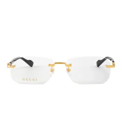 Gucci Eyewear Eyeglass In Gold