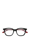 Gucci Eyewear Rectangle Frame Glasses In Black