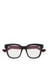 Gucci Eyewear Square Frame Glasses In Black