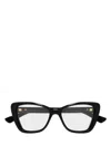 Gucci Geometric Frame Plain Mirror In Black