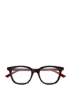 Gucci Eyewear Rectangle Frame Glasses In Black