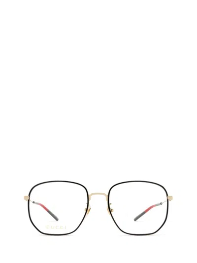 Gucci Eyewear Eyeglasses In Gold