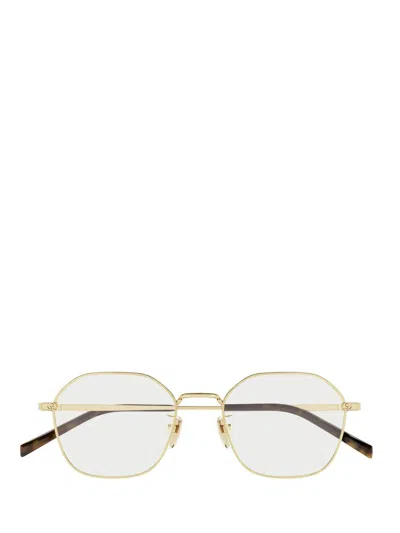 Gucci Eyewear Eyeglasses In Gold