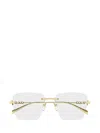 Gucci Eyewear Rectangular Frame Glasses In Gray