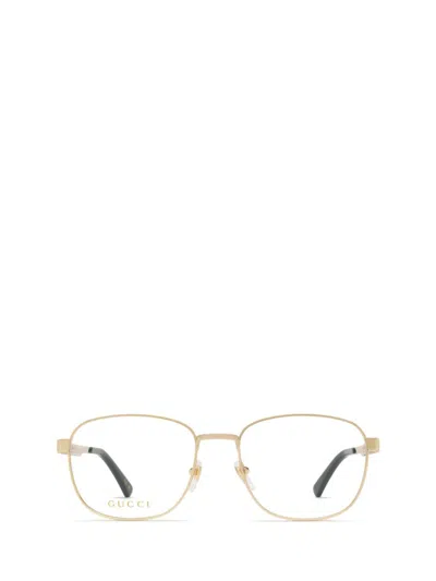 Gucci Eyewear Eyeglasses In Gold