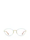 Gucci Gg1699o Linea Horsebit 002 Gold Trasparent Gloves In Gold