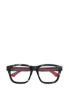 Gucci Eyewear Square Frame Glasses In Gray