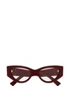 Gucci Eyewear Cat-eye Frame Glasses In Brown