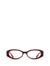 Gucci Womens Gc002294 Round-frame Injected Optical Sunglasses Red In Red