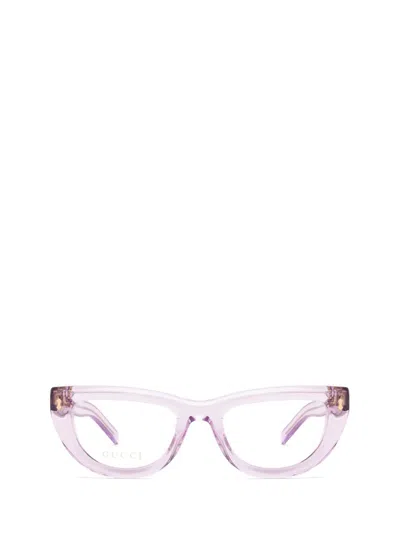 Gucci Eyewear Eyeglasses In Violet
