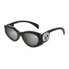 Gucci Grey Mirror Cat Eye Ladies Sunglasses Gg1691s 001 54 In Black