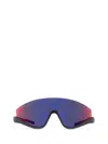 Gucci Eyewear Shield Frame Sunglasses In Grey