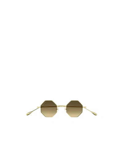 Gucci Eyewear Geometric Frame Sunglasses In Green
