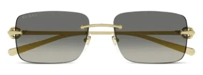 Gucci Eyewear Gg1703s Rimless Rectangular Sunglasses In Multi