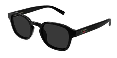 Gucci Eyewear Gg2106s Square Acetate Sunglasses In Black