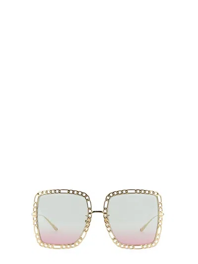 Gucci Sunglasses In Gold