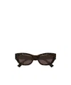 Gucci Eyewear Low Nose Bridge Fit Sunglasses In Brown