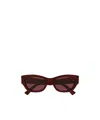 Gucci Eyewear Low Nose Bridge Fit Sunglasses In Brown