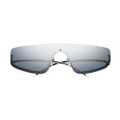 Gucci Smoke Mirror Shield Unisex Sunglasses Gg1561s 004 99 In Black