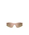 Gucci Eyewear Mask-frame Sunglasses In Nude