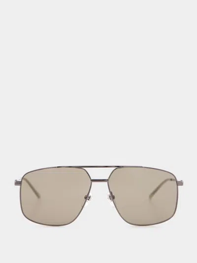 Gucci Eyewear Navigator Frame Sunglasses In Gold