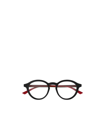 Gucci Eyewear Oval-frame Glasses In Black