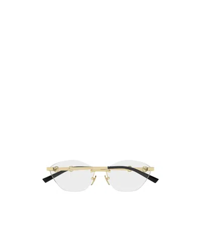 Gucci Eyewear Oval Frame Glasses In White