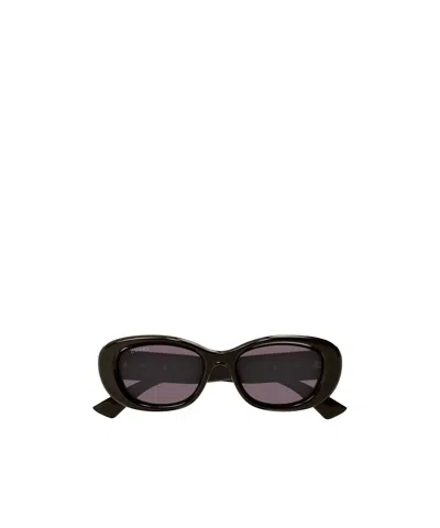 Gucci Eyewear Oval-frame Sunglasses In Black