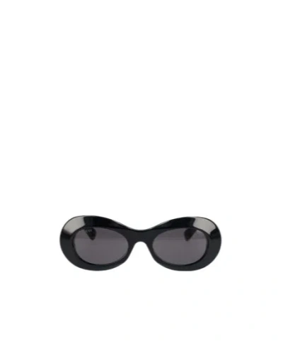 GUCCI GUCCI EYEWEAR OVAL FRAME SUNGLASSES