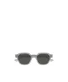 Gucci Gg1730s Linea Lettering 004 Grey Grey Sunglasses In Black
