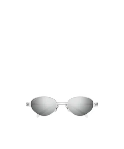 GUCCI GUCCI EYEWEAR OVAL FRAME SUNGLASSES