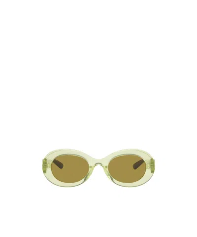 Gucci Eyewear Oval Frame Sunglasses In Multi