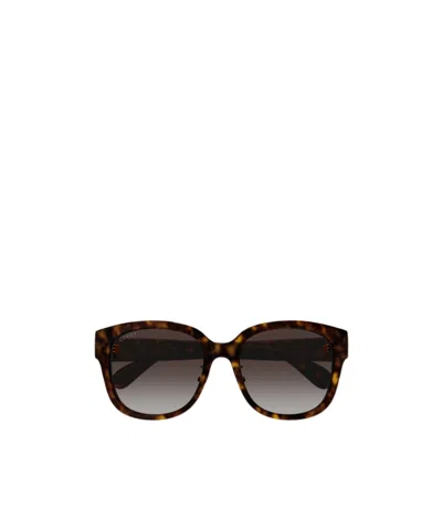Gucci Eyewear Oversized-frame Sunglasses In Black