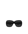Gucci Eyewear Oversized Frame Sunglasses In Black