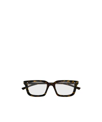 Gucci Eyewear Rectangle Frame Glasses In Black
