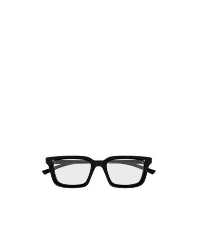 Gucci Eyewear Rectangle Frame Glasses In Black