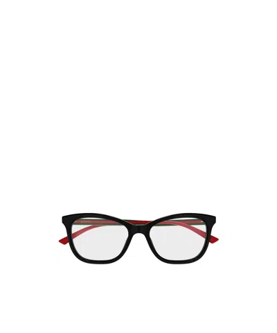 Gucci Eyewear Rectangle Frame Glasses In Black