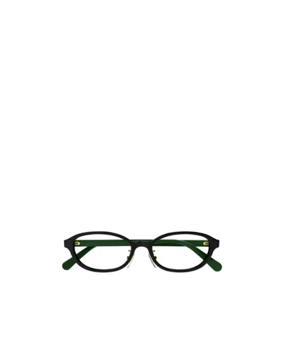 Gucci Eyewear Rectangle Frame Glasses In Black