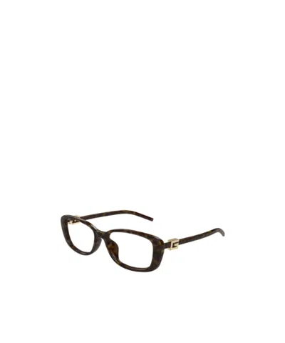 Gucci Eyewear Rectangle-frame Glasses In Black