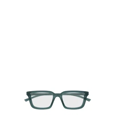 Gucci Eyewear Rectangle Frame Glasses In Green