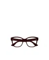Gucci Eyewear Rectangle Frame Glasses In Brown